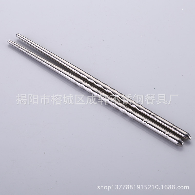 Suministro de acero inoxidable no magnético 6,5 cm 19 larga rueda de cáñamo cuerpo ligero hilo cuadrado simple y doble palillos desnudos