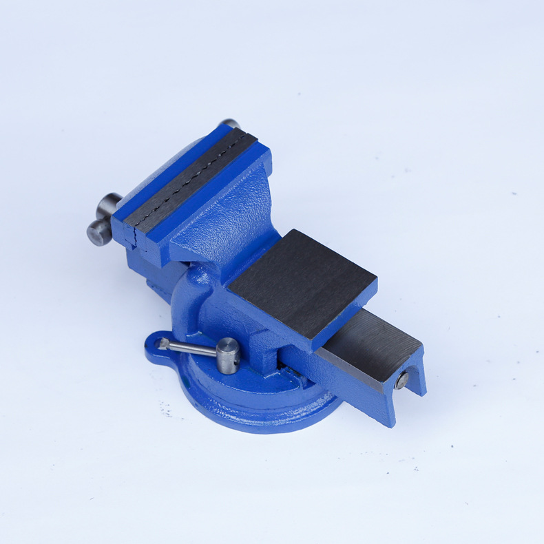 Torno de banco rotativo de 5 pulgadas, reparación mecánica 360°, con yunque y mandíbulas ligeras y pesadas, venta al por mayor