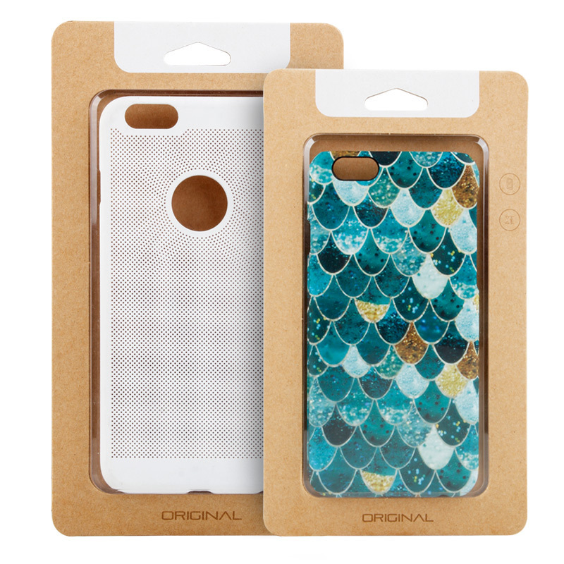 Mobile Phone Case Packaging iPhone Mobile Phone Packaging Box Apple 16 Mobile Phone Box Kraft Paper Packaging Box Kj-601