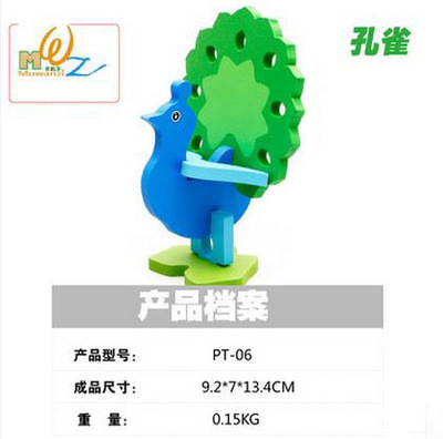 Oferta especial 3D tridimensional rompecabezas animal rompecabezas modelo niños y niñas bebé inteligencia acumulación rompecabezas de madera juguete