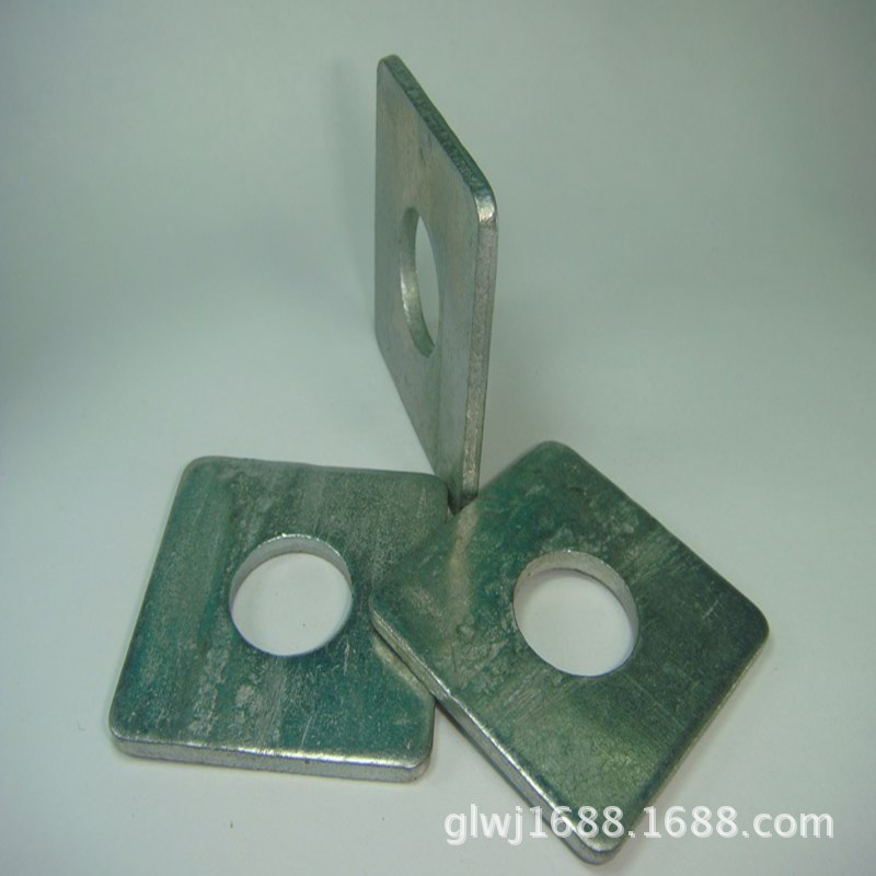 四方垫片 铁镀锌四方平垫片M6  M3 M8 不锈钢垫片