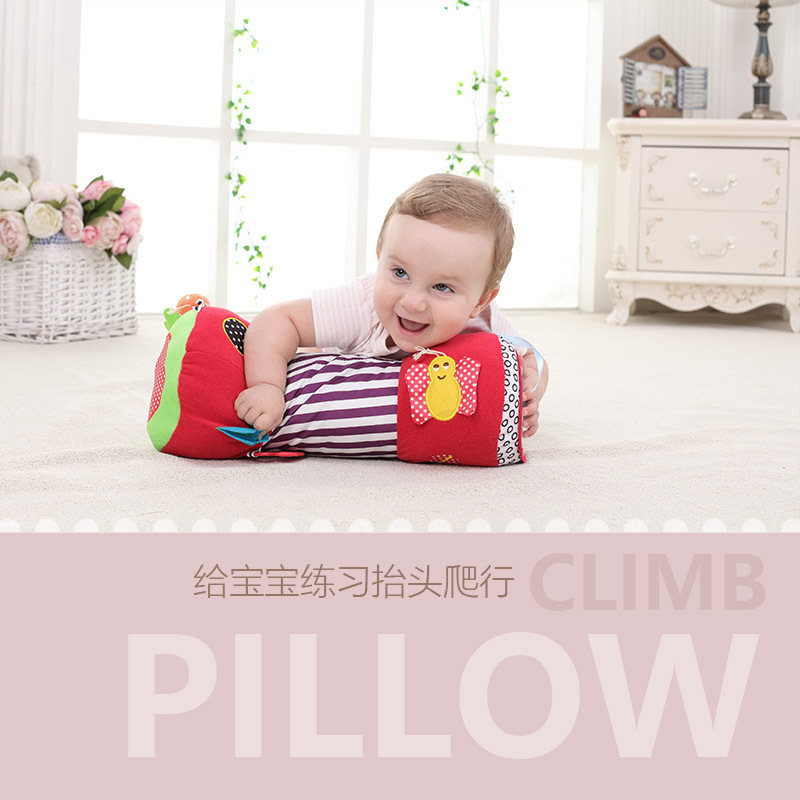 Bebé gateando almohada bebé almohada adulto se puede utilizar como coche cuello almohada recién nacido práctica cabeza gateando suministro directo de fábrica