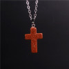 Druzy PENDANT Agate Cross Pendant Pendulum Pendant