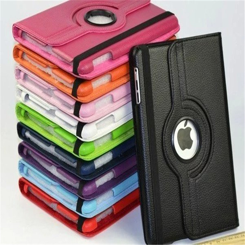 Suitable for Apple 2024 Ipadpro13 Tablet Protective Leather Case Ipadair11 Litchi Pattern Rotating Stand