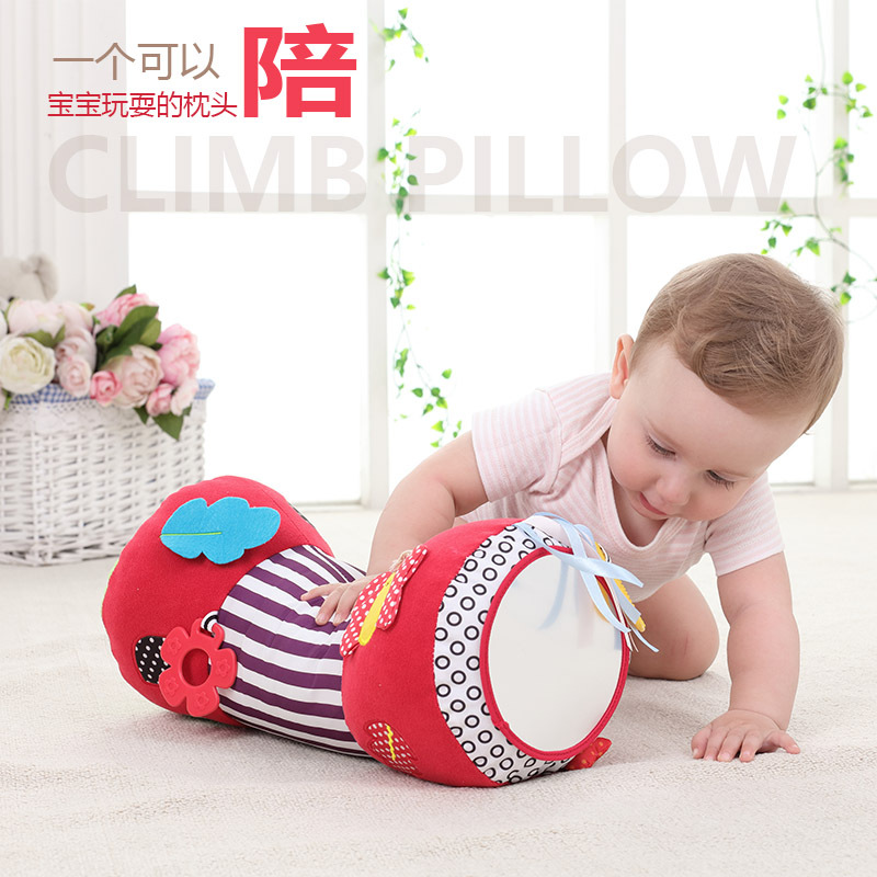 Bebé gateando almohada bebé almohada adulto se puede utilizar como coche cuello almohada recién nacido práctica cabeza gateando suministro directo de fábrica