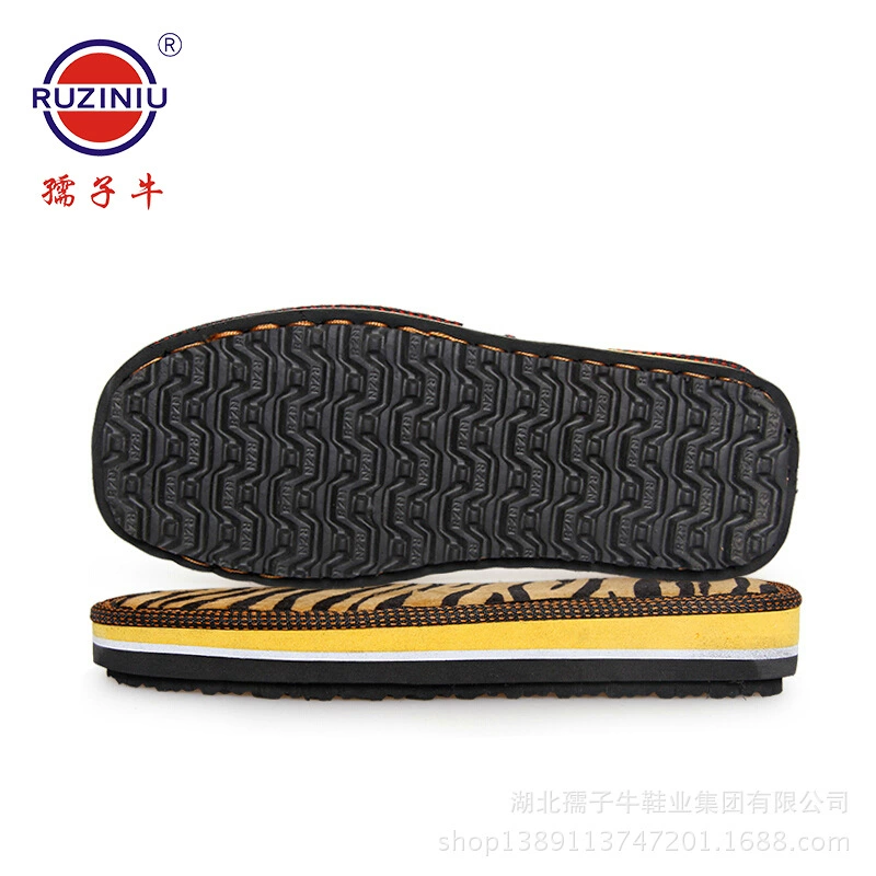 Подошва Ruziniu оптом, подошва из шерсти и хлопка ручной работы, нескользящая износостойкая бронированная шелковая подошва для тапочек