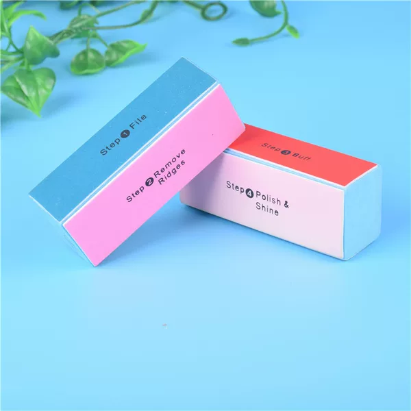 Factory Direct Sales Four-Sided Polishing Block Care Tool Nail File Sanding Multifunctional Manicure Tofu Block