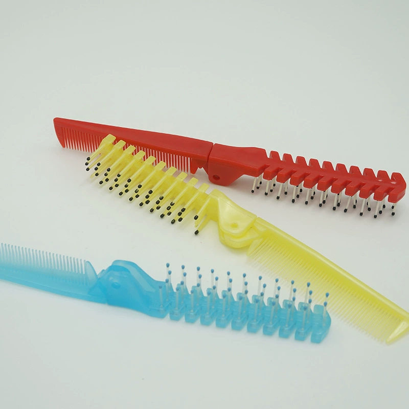 Гостиничный одноразовый складной гребень одноразовые ребра двухрядный массажный гребень оптом складной гребень