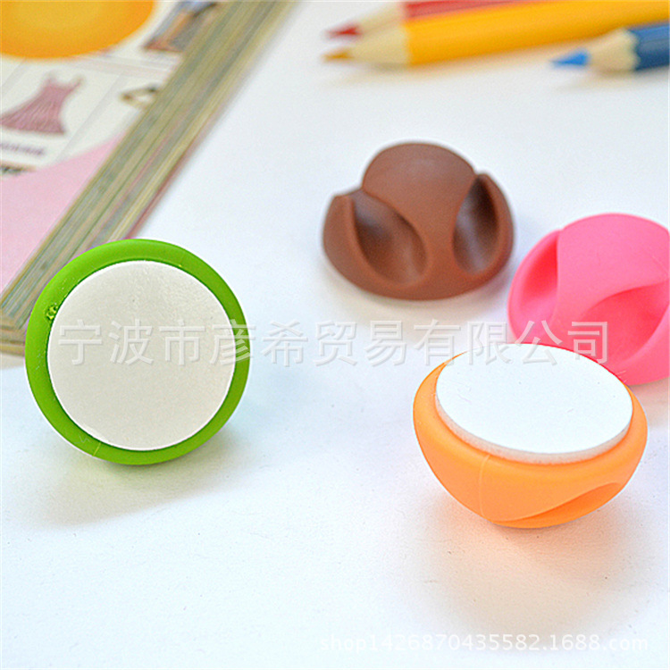 厂家直销 粘贴式电线夹  背胶固定线夹 理线器固线夹包邮