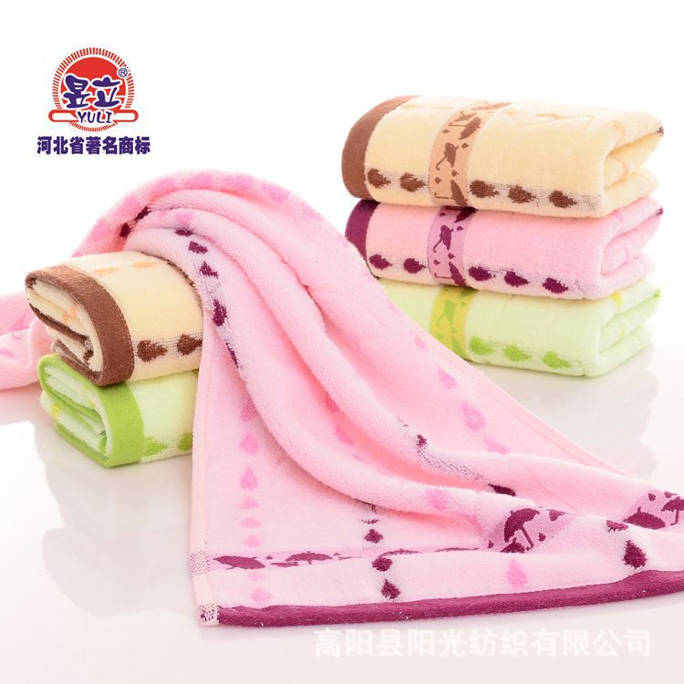 Towel Cotton Wholesale Wedding Towel LOGO Adult Face Towel Thickened Soft Absorbent Face Towel Face Towel