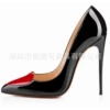 302-30 black patent leather