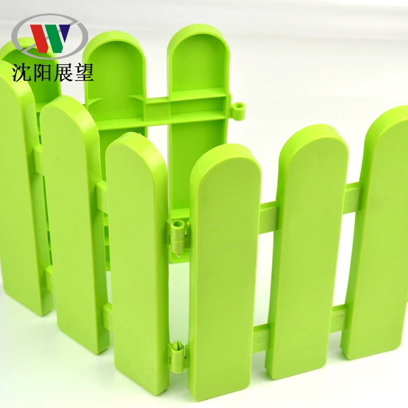 Пластиковое моделирование мини-цветной маленький забор садоводство декоративный монолитный забор пластиковый забор может быть сращен сборочный забор