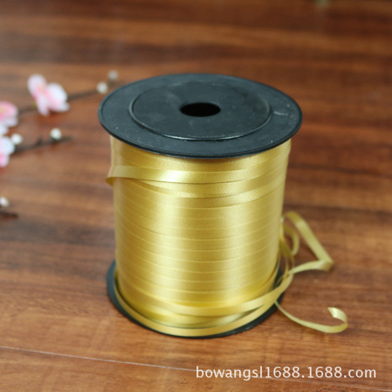 Transfronterizo al por mayor festival festivo suministros globo cinta corbata globo cuerda 250 tamaño 0,5 cm cinta de ancho