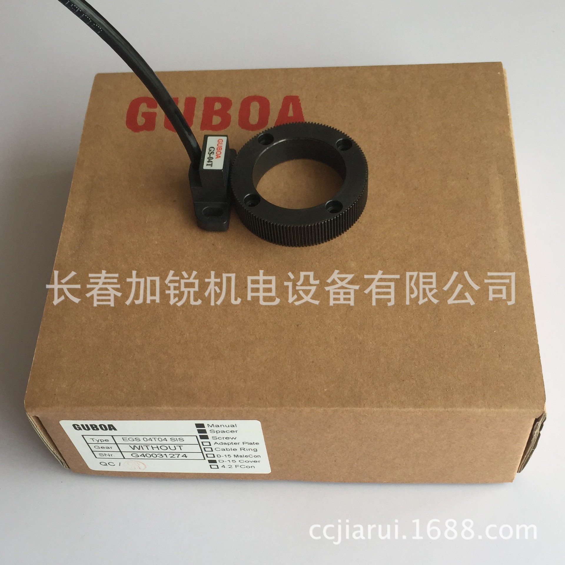 高精度角度定位编码器 台湾GUBOA IGS04A IGS04T防护IP68