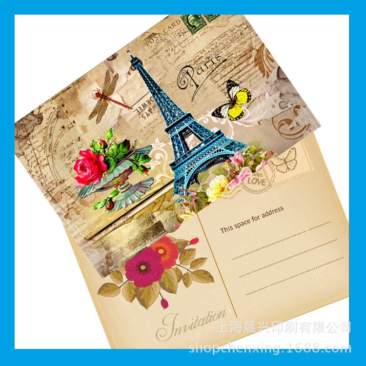 可定制邀请函贺卡景区明信片母亲节贺卡生日卡片情人节贺卡定制