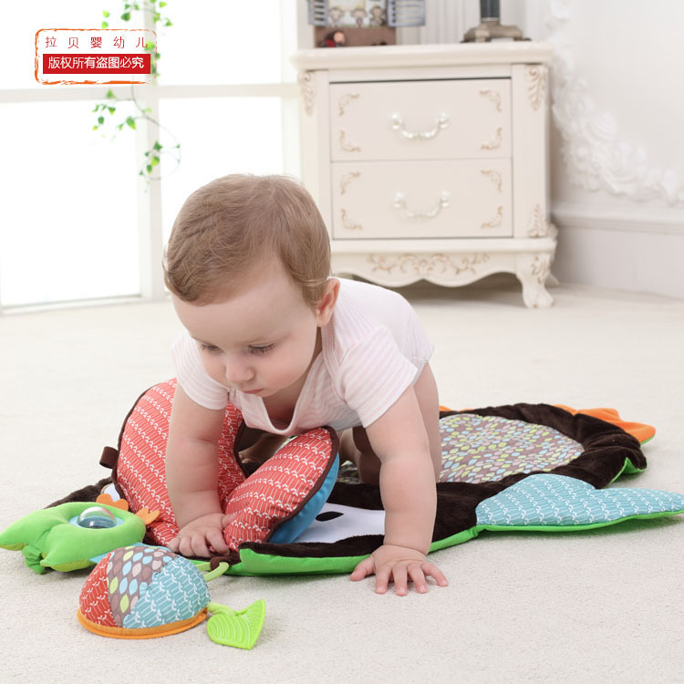 Lindo búho gateando manta Mat infantil 0-3 años de edad bebé piso Mat juego manta fábrica al por mayor