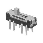 免费供样 低抗阻 铜线微型小拨动开关 MS23D18