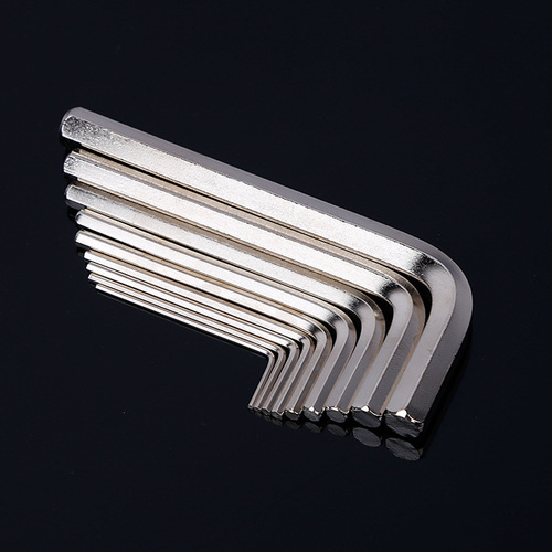 Manufacturer's supply: 9-piece hexagonal wrench set, flat hexagonal wrench screwdriver set, short flat hexagonal wrench