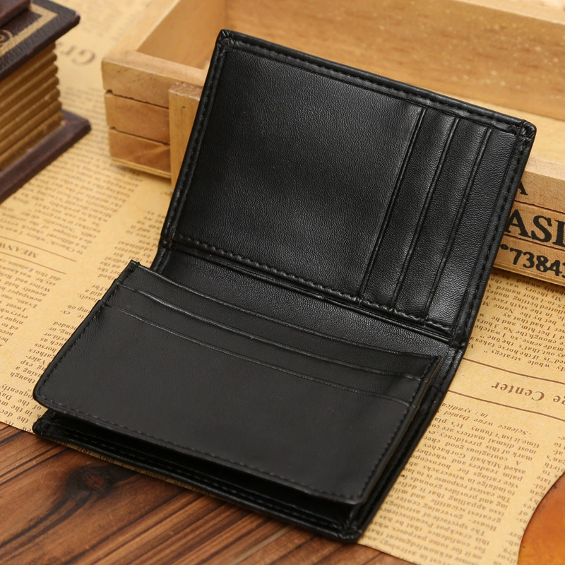 Кардхолдер (JINBAOLAI), эко‑кожа из полиуретана, 7 отделений под карты + большое отделение, 10,5×7,5×1 см