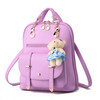 Backpack, fashionable summer one-shoulder bag for leisure, city style, with little bears