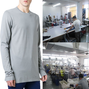 T-Shirt Factory Cotton Round Neck T-Shirt for Men, Large Size, Loose Fit, Base Layer, Sweatshirt, Men's Custom Processing, Cross-Border Exclusive Supply