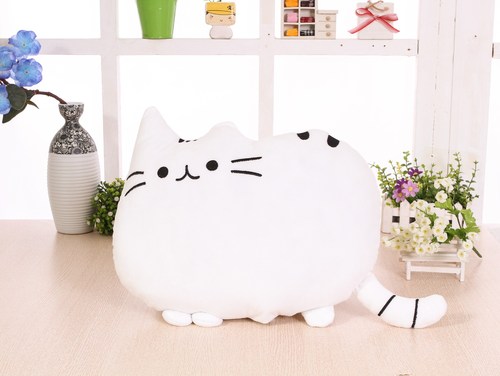 Creative home decoration sofa bedside cushion, cat pillow, big-faced cat cartoon biscuit cat pillow