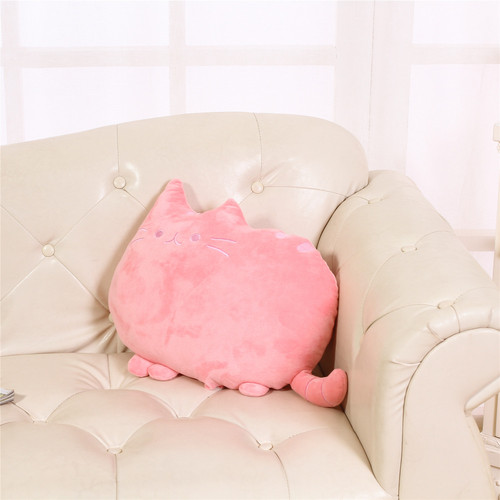 Creative home decoration sofa bedside cushion, cat pillow, big-faced cat cartoon biscuit cat pillow