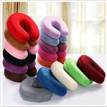 跨境亚马逊U型枕记忆枕旅行记忆枕慢回弹太空记忆棉一件代发直播