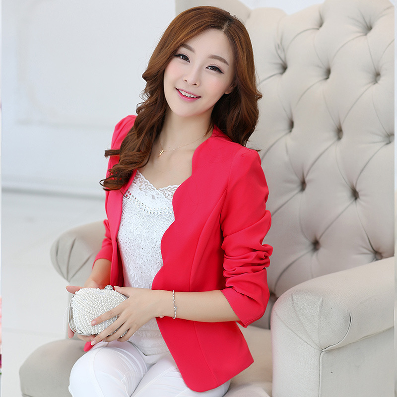 Spring New Women's Coat Slim-fit Korean Style Elegant Small Suit Women's Short in Stock Spring New Women's Coat Slim-fit Korean Style Elegant Small Suit Women's Short in Stock