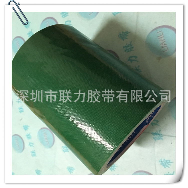 厂家批发 加强加厚高粘绿色布基胶带 防水抗拉不易残 地毯胶带