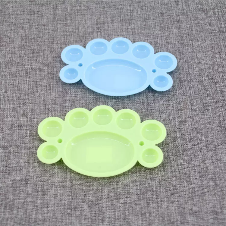 厂家供应画画 颜料盘 调色盘 美甲调色盘 拇指形  艺江南