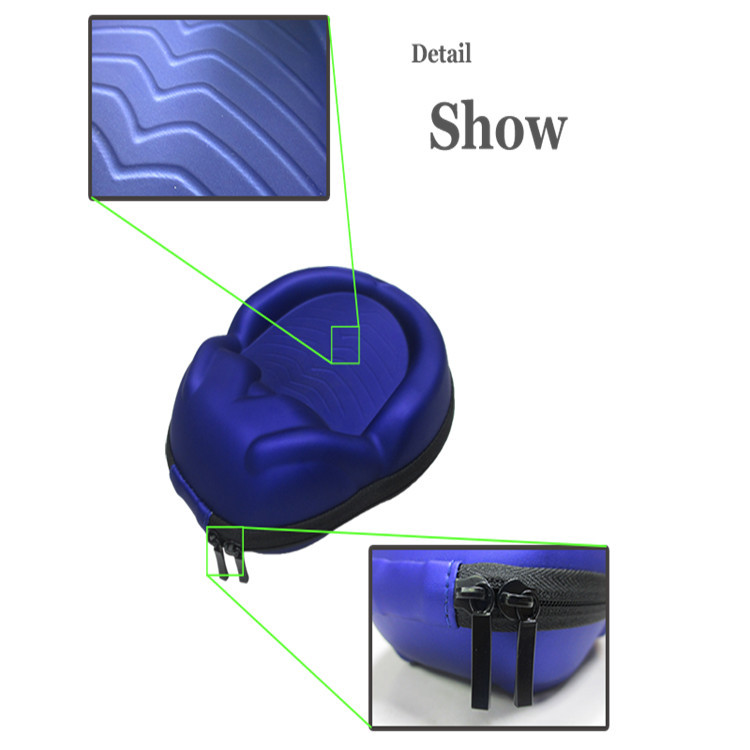 东莞厂家直销头戴式耳机包时尚品牌白色耳机收纳包eva耳机包批发
