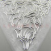 Golden silver solid metal Japanese nail decoration for nails, new collection, wholesale