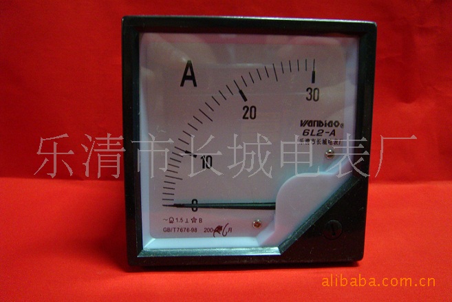 供应长城电表厂 6L2 30A 直接式 交流电流测量仪表/直通