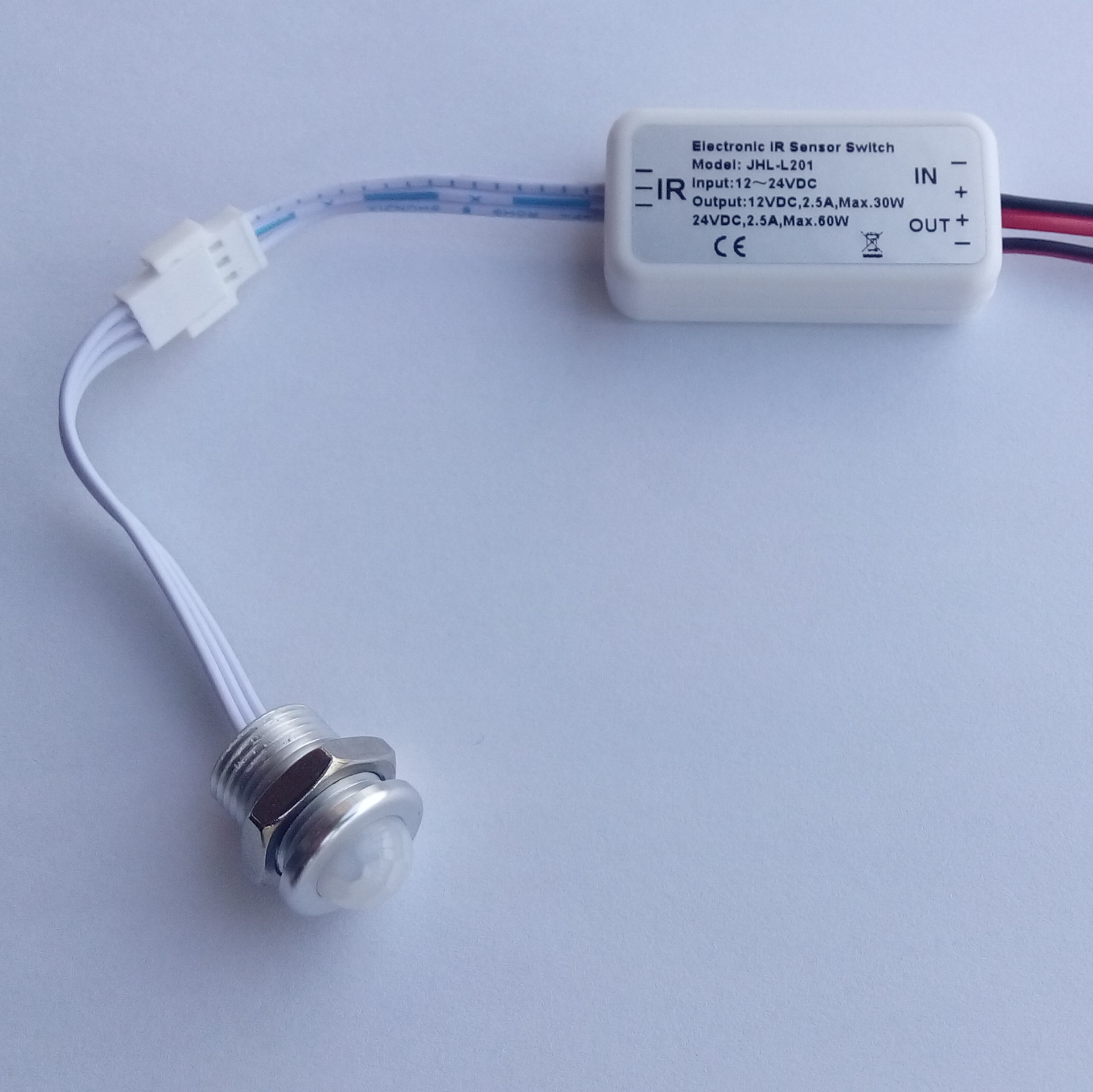 DC12V 24V低压 人体红外感应开关 天花灯智能感应开关