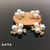 Beads from pearl, metal hair accessory handmade, wholesale