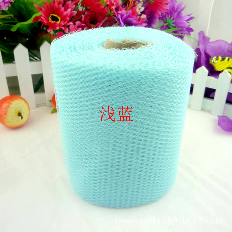 Venta al por mayor boda coche decoración coche hilo malla hilo seco arco hilo de unos 24 metros de largo multi-color opcional