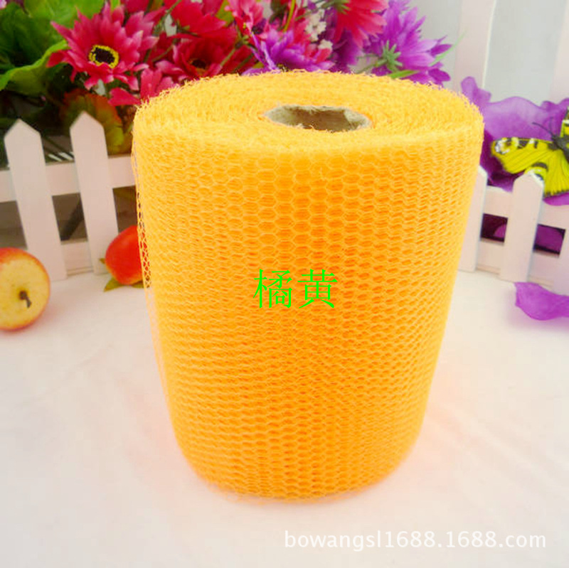 Venta al por mayor boda coche decoración coche hilo malla hilo seco arco hilo de unos 24 metros de largo multi-color opcional