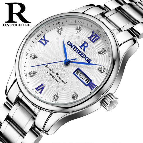 Rui Zhiyuan Ultra Thin Waterproof Stainless Steel Strap Quartz Men's Watch Men's Watch Student Men's Watch Watch Wholesale