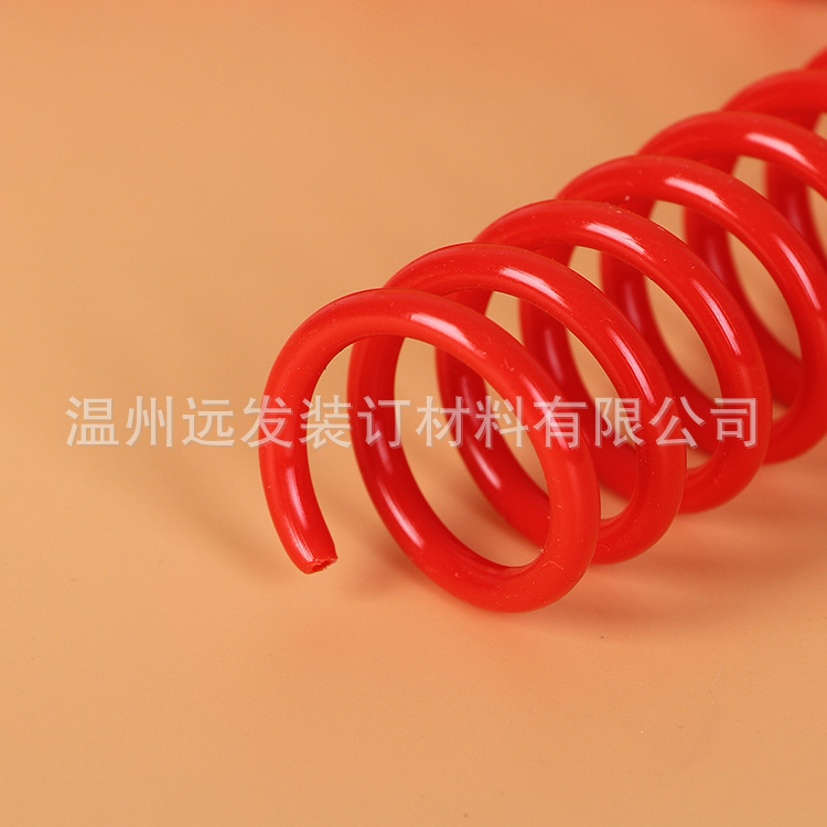 [Tested by SGS] wholesale supply spiral plastic single coil pvc binding single coil
