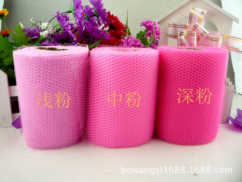 Venta al por mayor boda coche decoración coche hilo malla hilo seco arco hilo de unos 24 metros de largo multi-color opcional