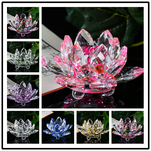Cross-Border Crystal Lotus Crafts Home Decoration Creative Decorations Lotus Living Room Ornaments Manufacturer Wholesale Cross-Border Crystal Lotus Crafts Home Decoration Creative Decorations Lotus Living Room Ornaments Manufacturer Wholesale