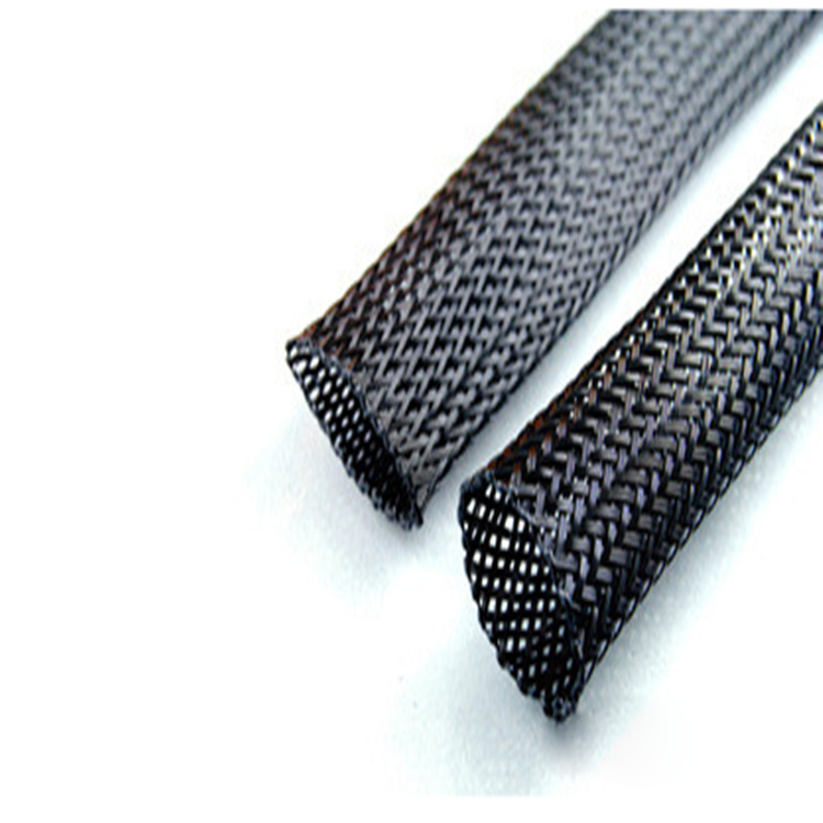 厂家直销高阻燃散热伸缩编织网管电线电缆汽车线束集线管网纹管