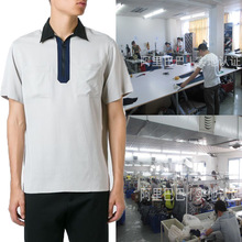 淘工厂贴牌加工男式商务衬衣长袖衬衫服装小批量生产印花跨境专供