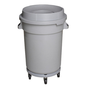 白云 AF07504 圆形垃圾桶  户外收集桶 120升