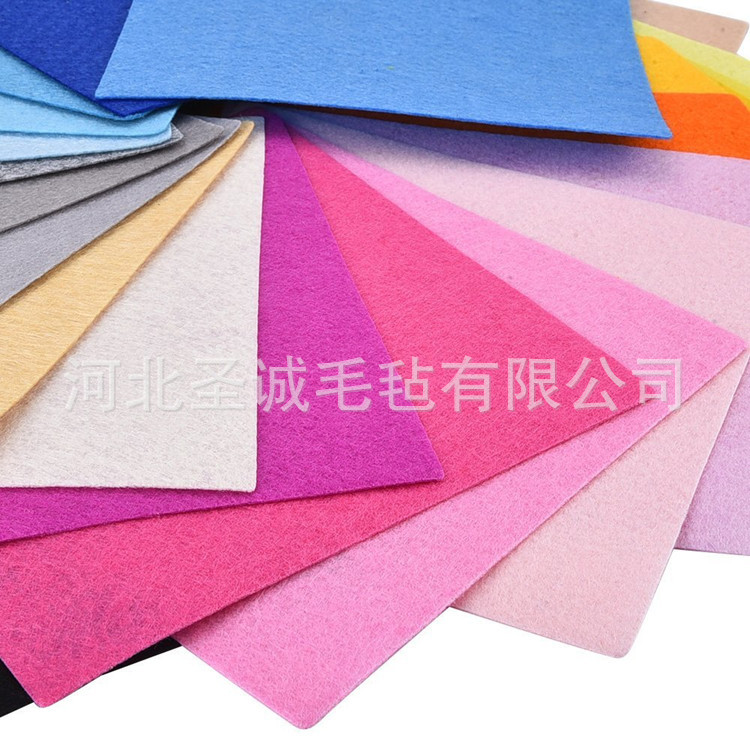 激光雕刻彩色毛毡 工艺品毛毡 毛毡装饰品毡 涤纶毡