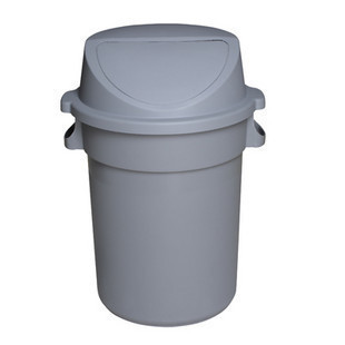 白云  AF07513  圆形高盖垃圾桶（不带底座）/户外收集桶  120升