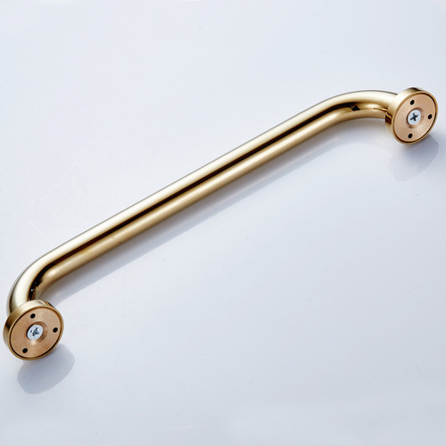 Bathroom handrail production and wholesale brass electroplated zirconium gold bathtub bathroom handrail for the elderly multi-specification size chart