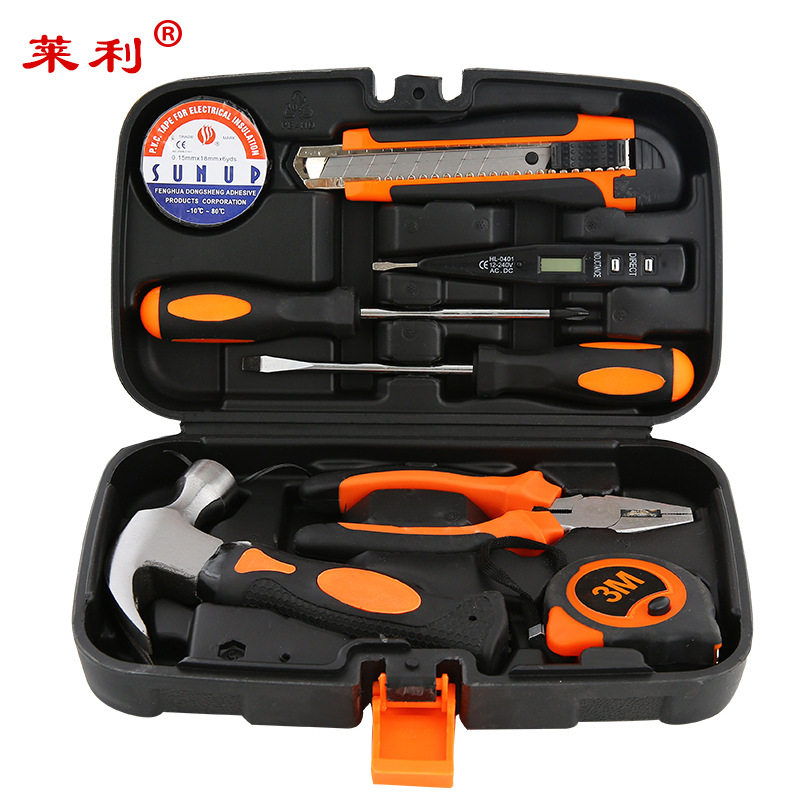 Lili herramientas de hardware para el hogar Juego de mantenimiento del hogar Caja de Herramientas manual caja de regalo conjunto