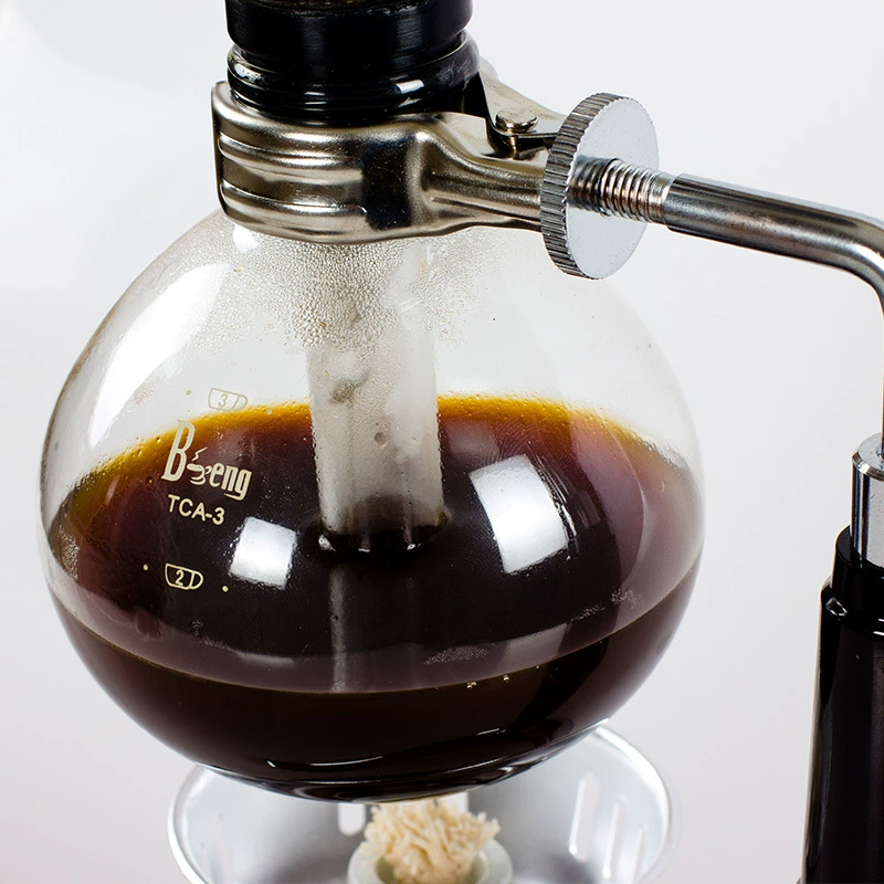 Classic glass coffee pot, handle